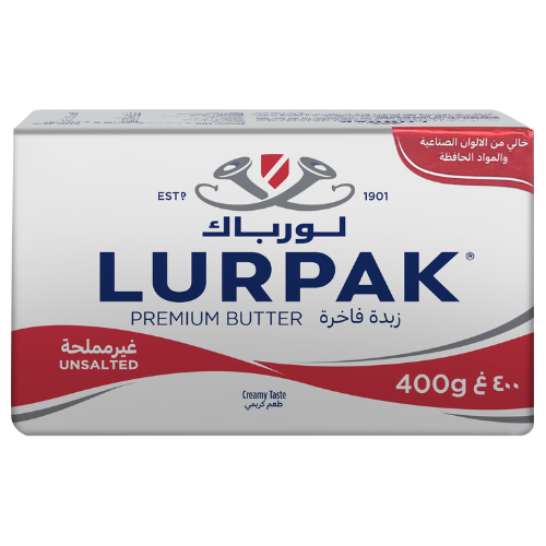 لــوبــاك زبدة كريمة غير مملحة 400 جرام
