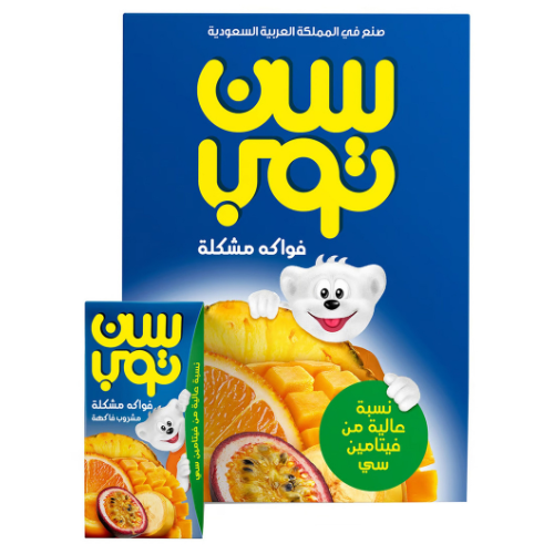 عصير فواكه مشكلة سن توب 18 × 125مل