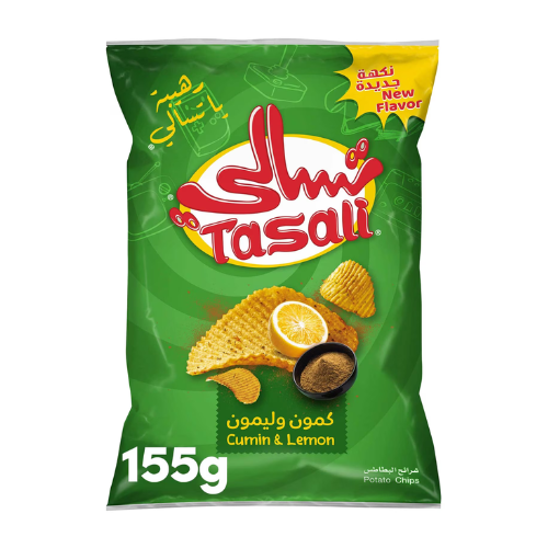 تسالي شيبس كمون وليمون 155 جم