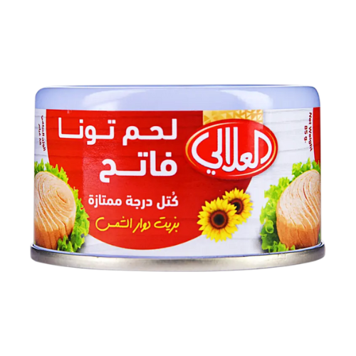 تونة فاتح بالزيت العلالي 85جم